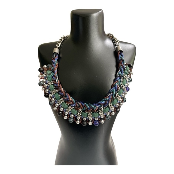 Jewelry - vintage handmade choker necklace for women bohemian style beads tassel pendant s